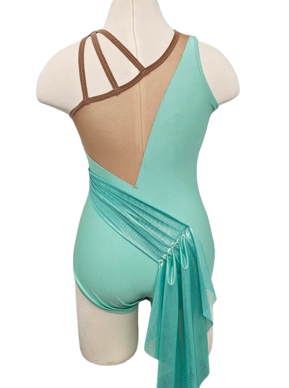 VB1 DANCE COSTUME BASES - Leotard with draping
