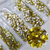 Multi-Size Citrine Rhinestones - GLASS- flat back #019