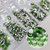 Multi-Size Peridot Rhinestones - GLASS- flat back #015