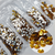 Multi-Size Topaz Rhinestones - GLASS- flat back #020