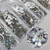 Multi-Size Moon light Rhinestones - GLASS- flat back #063