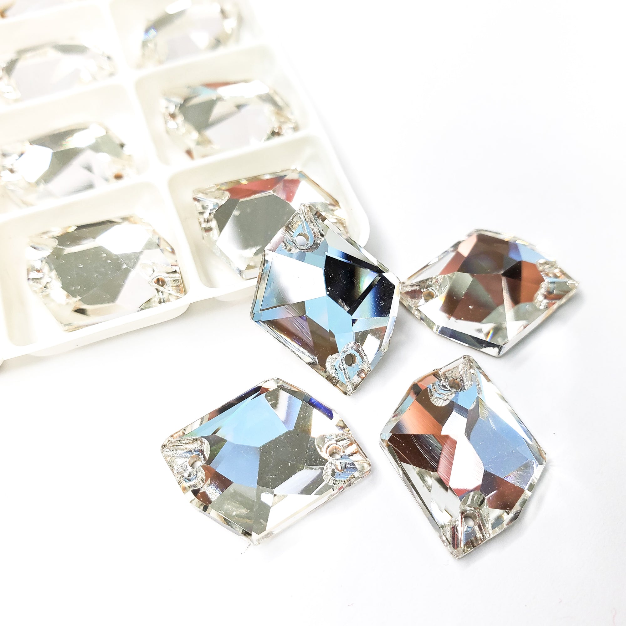 Clear- Cosmic Sew On Glass Rhinestone