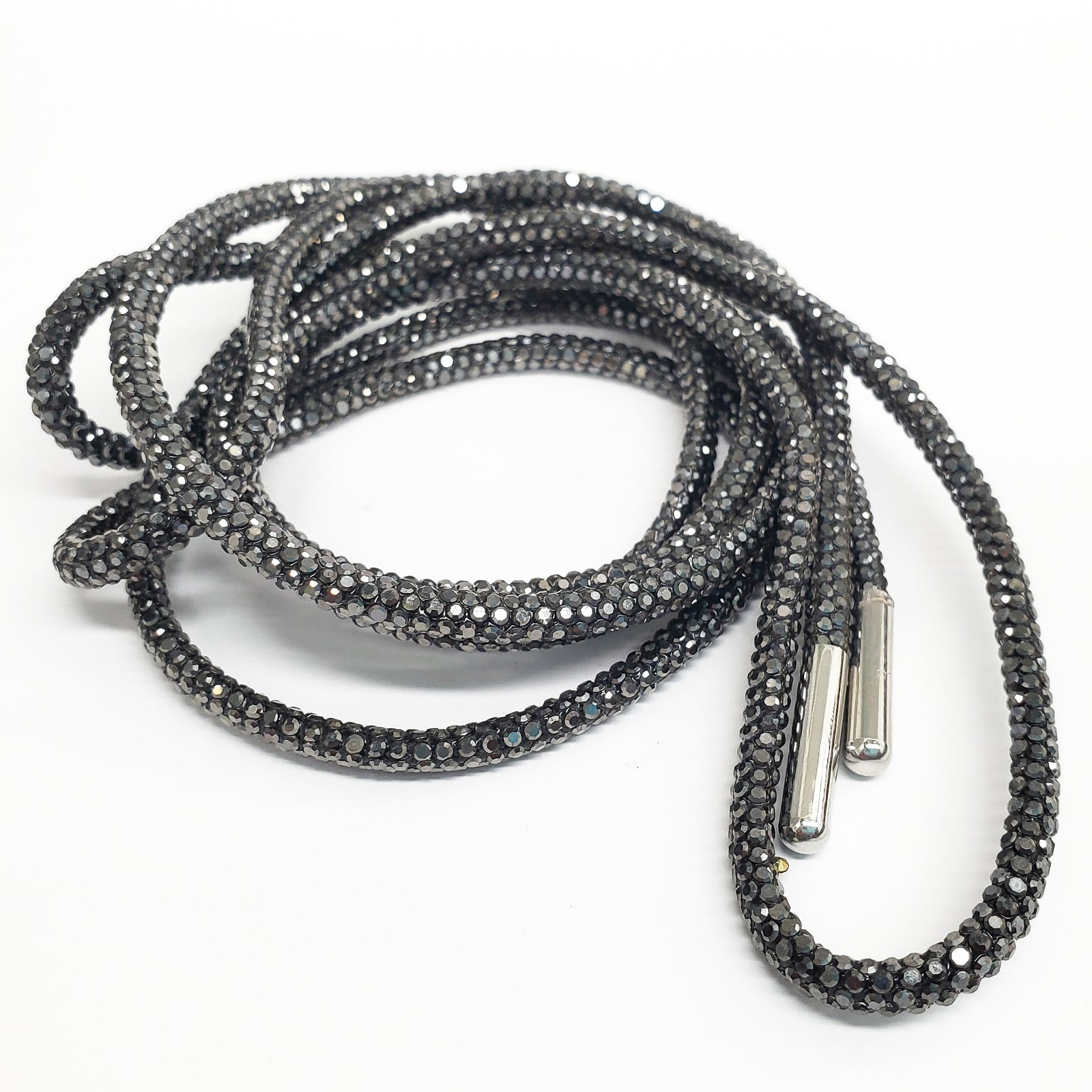 HEMATITE - crystals shoelaces