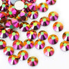 Rose Gold AB Rhinestones - HQ glass flatback #066