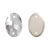 Crystal Clear Oval Sew On Glass Rhinestone