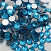 Blue Zircon HQ glass Rhinestones flatback #013