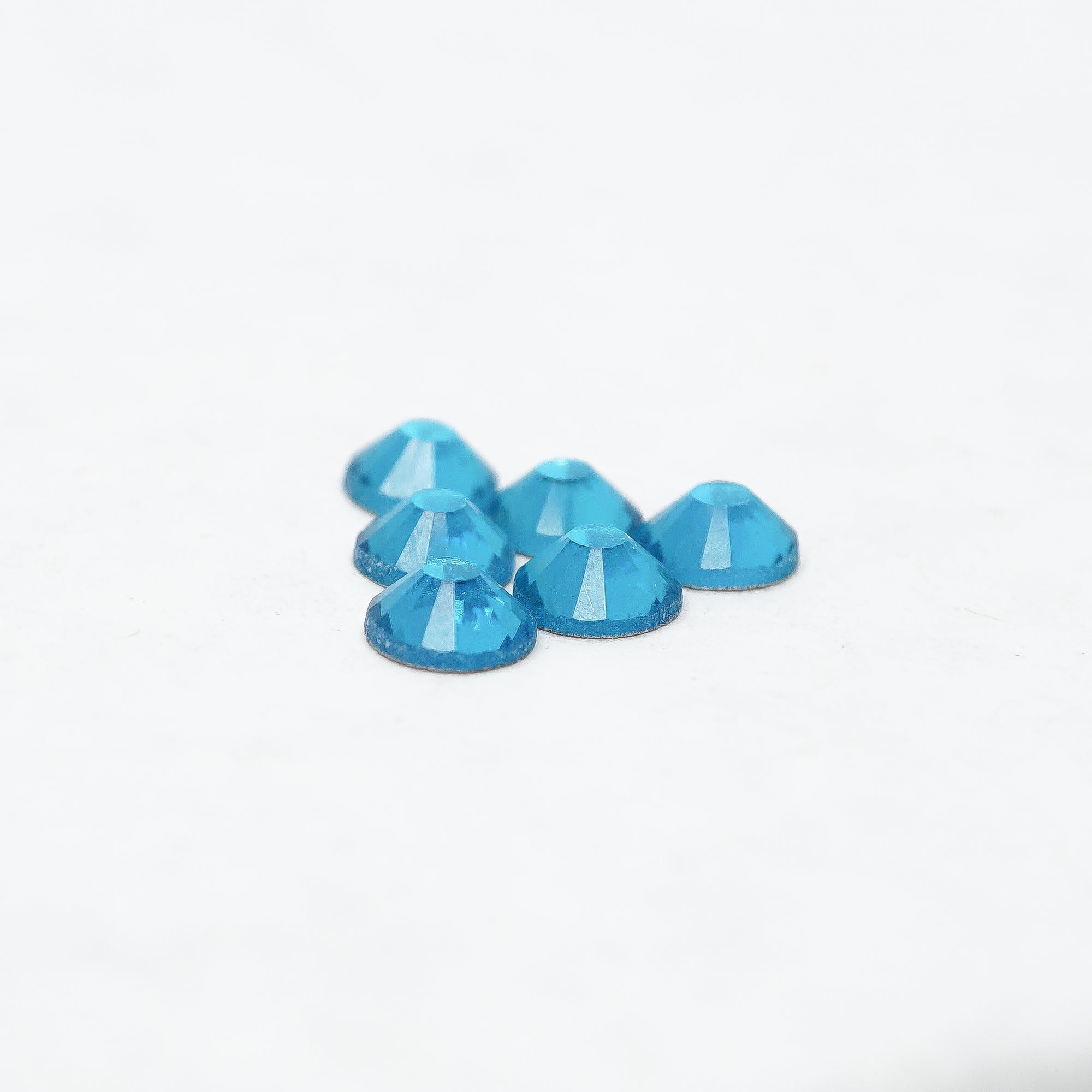 Blue Zircon HQ glass Rhinestones flatback #013