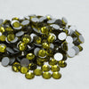 Olive HQ glass Rhinestones flatback #016
