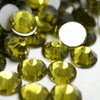 Olive HQ glass Rhinestones flatback #016