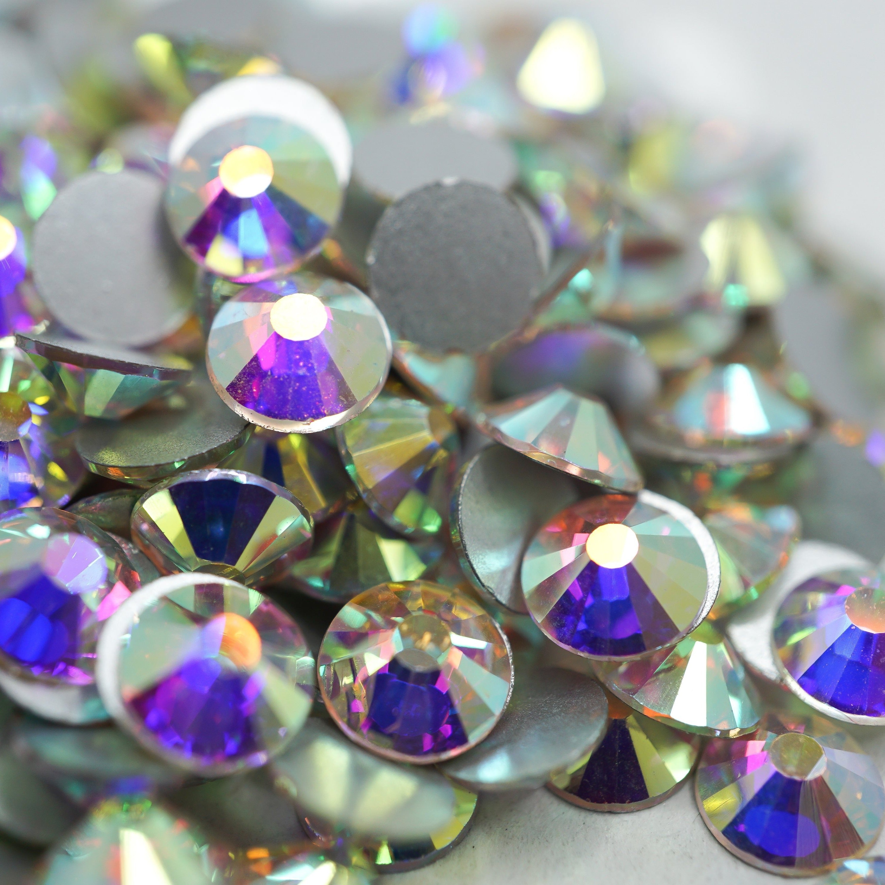 Crystal AB Rhinestones - HQ glass flatback #041 - VRISHAN