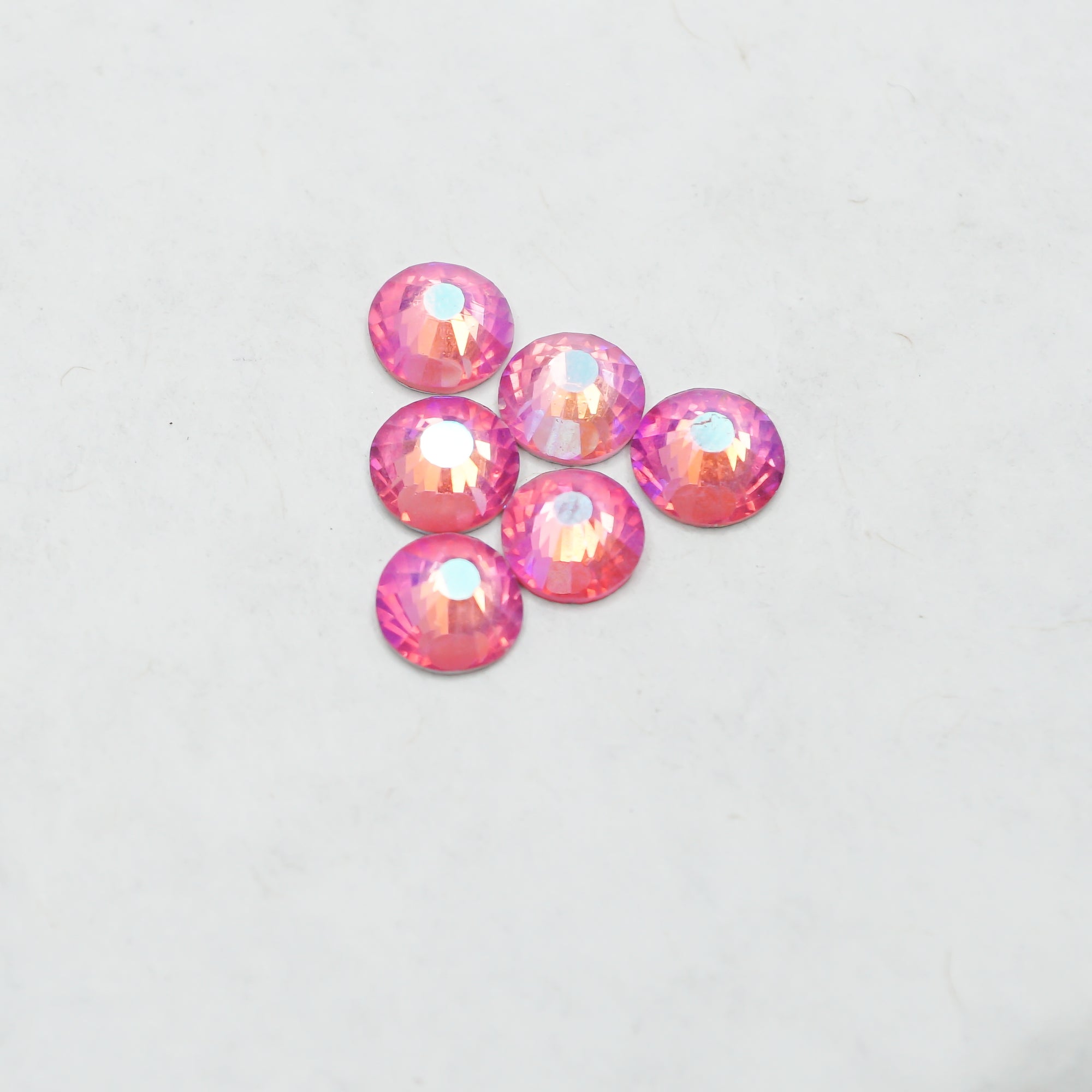 Rose AB Rhinestones - HQ glass flatback #050