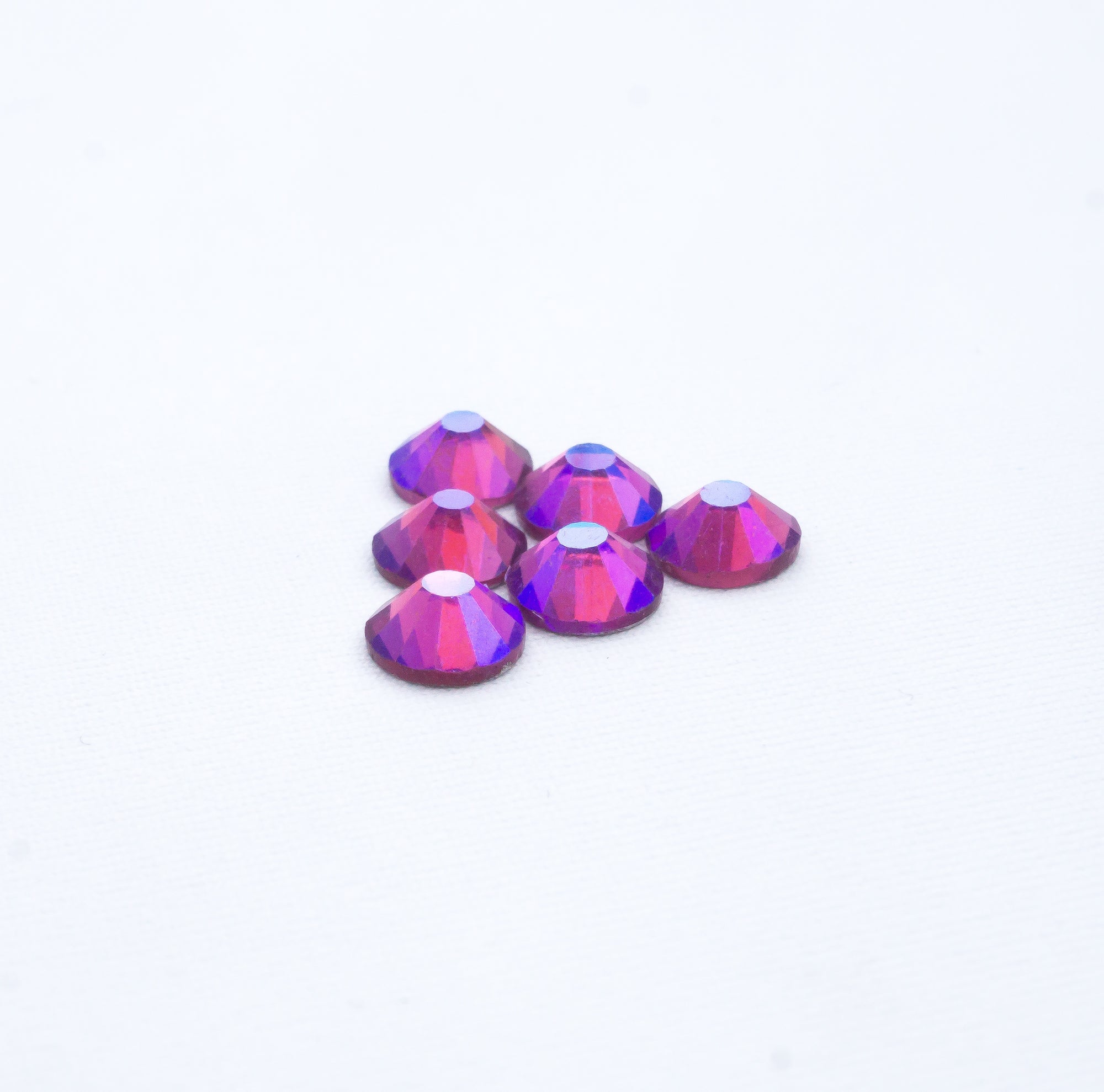 Fuchsia AB Rhinestones - HQ glass flatback #051