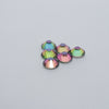 Green Flame Rhinestones - HQ glass flatback #057