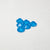 Neon Blue Rhinestones - HQ glass flatback #071