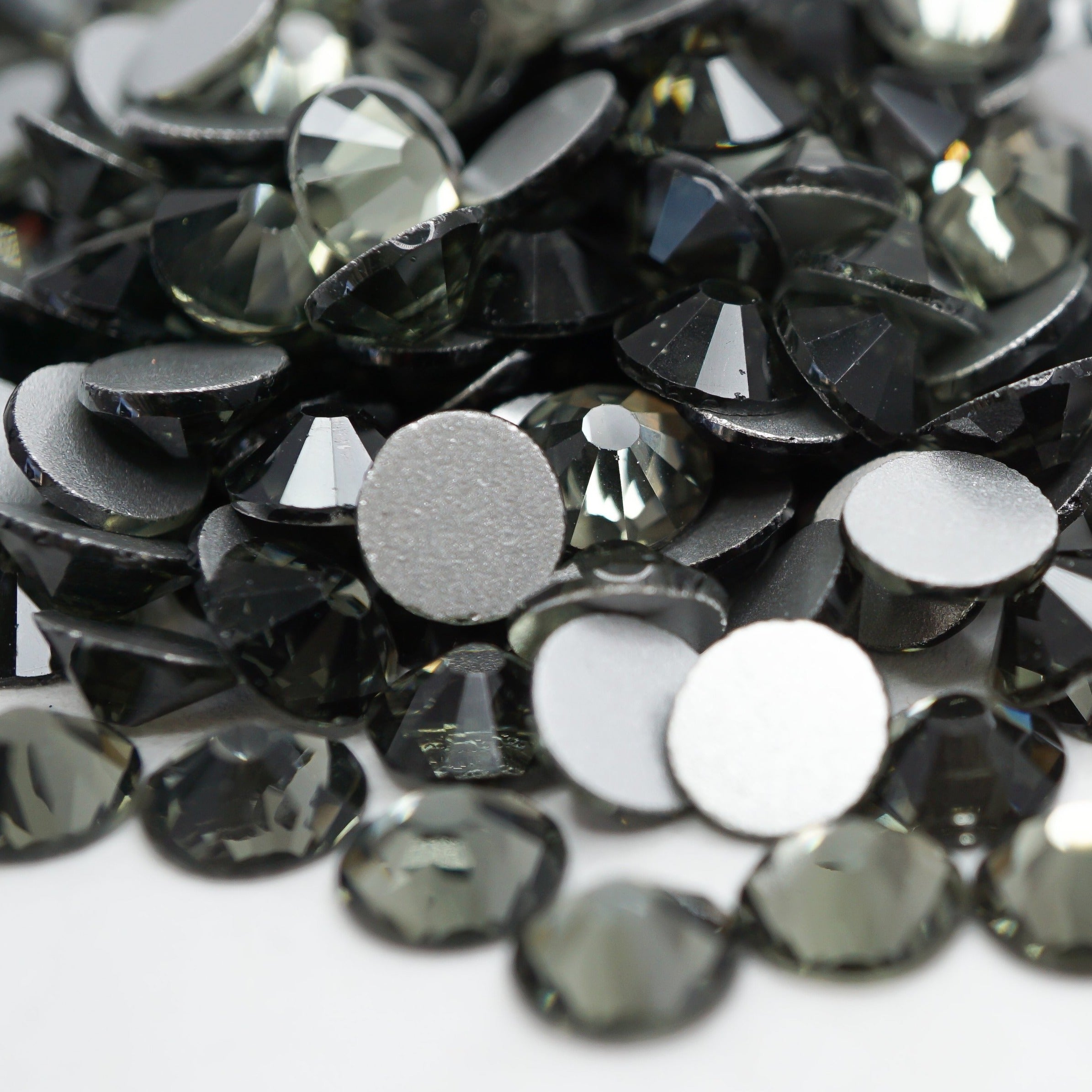Black Diamond AB - KiraKira Glass Rhinestones by CrystalNinja