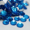 Capri Blue HQ glass Rhinestones flatback #008