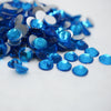 Capri Blue HQ glass Rhinestones flatback #008