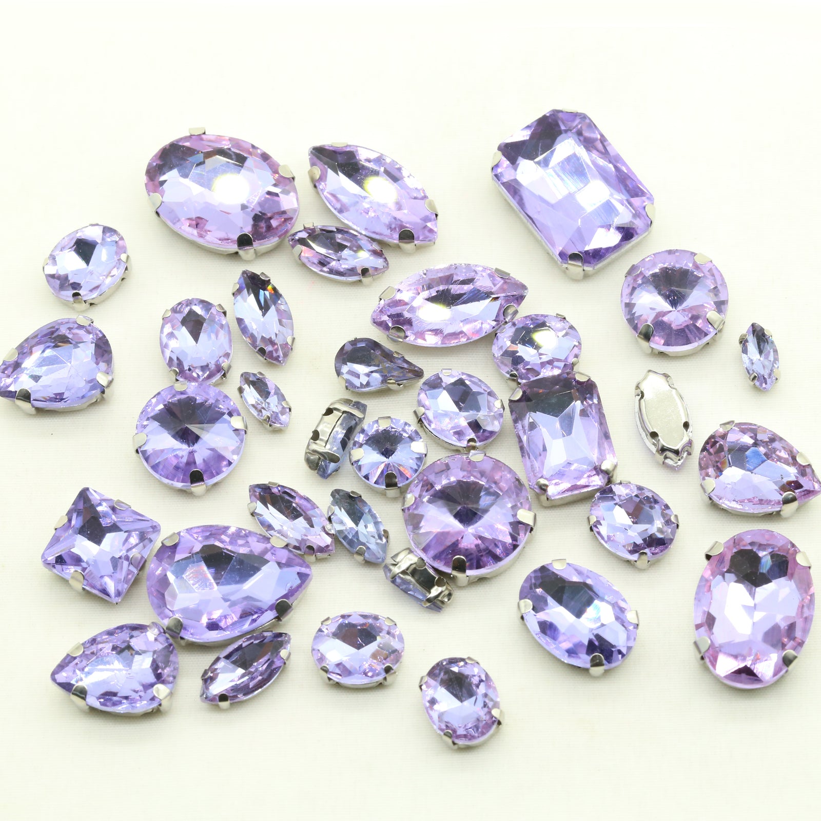 VIOLET - MIX shape fancy stone