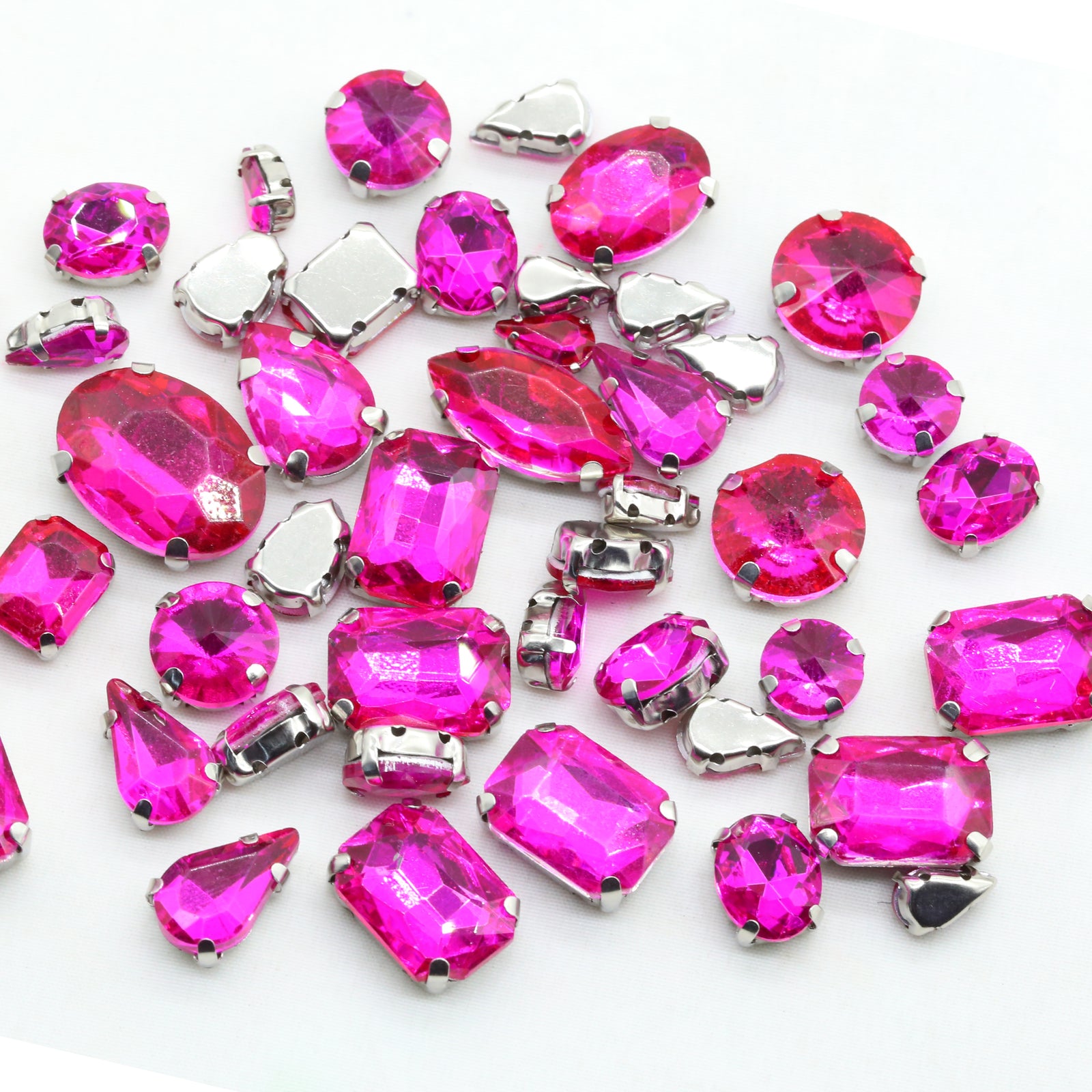 FUCHSIA - MIX shape fancy stone