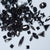 Dark silver- 100 Mix shapes - Nail art- Rhinestones - GLASS- flat back