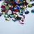 hearts- 100 Mix colors - Nail art- Rhinestones - GLASS- flat back