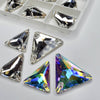 Slim Triangle - Crystal slass Sew On - Top Quality