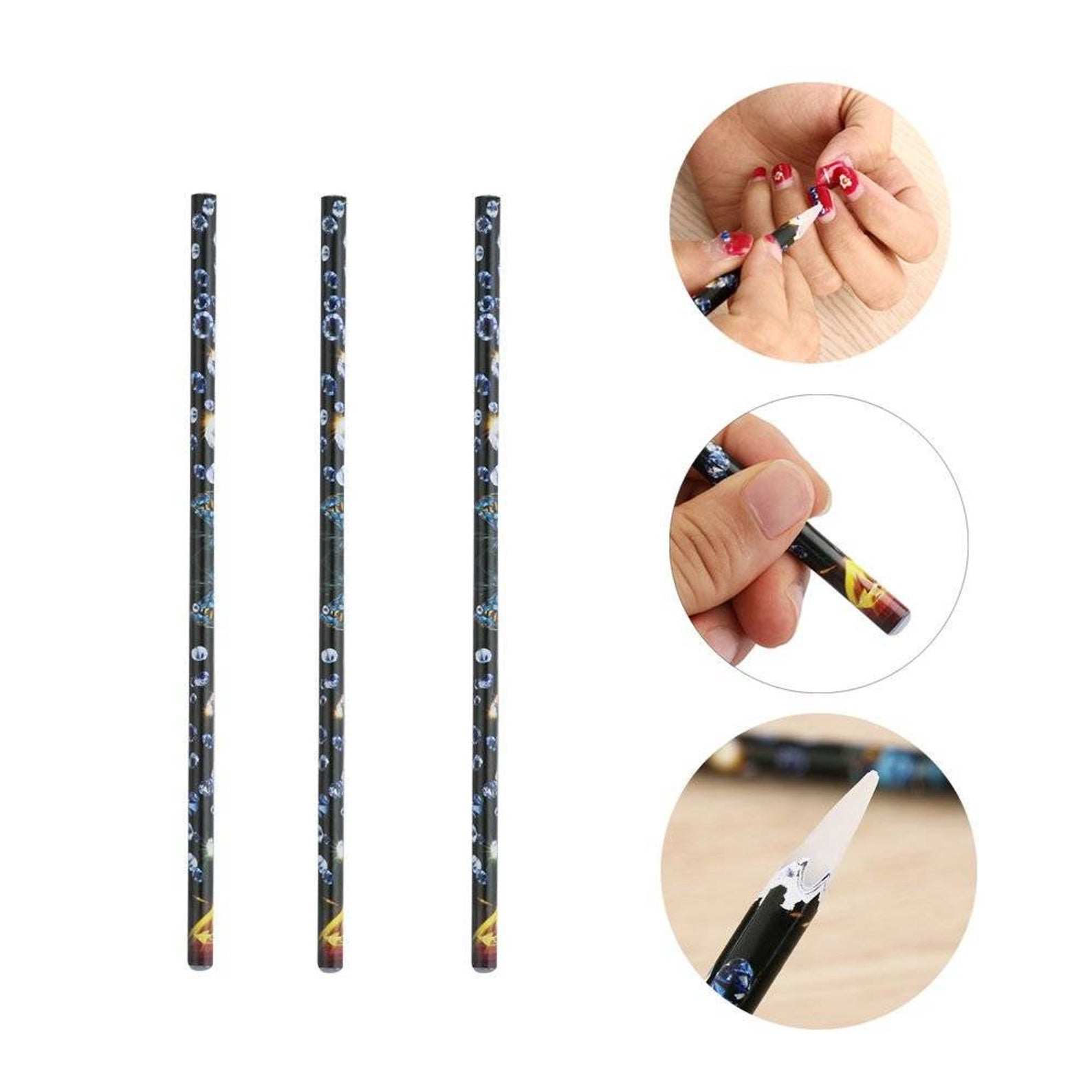 wax pencil to collect crystals