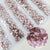 Multi-Size Light Rose Rhinestones - GLASS- flat back #032
