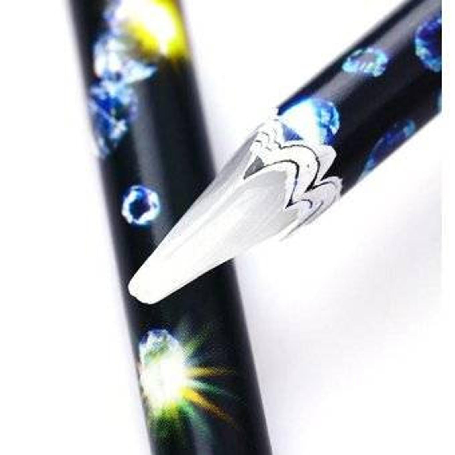 wax pencil to collect crystals