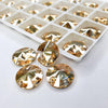Golden Shadow - RIVOLI Sew On Glass Rhinestone