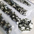 Multi-Size Black DIAMOND Rhinestones - GLASS- flat back #002