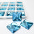 AQUAMARINE - SQUARE High Quality Glass Sew-on Rhinestones
