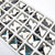 BLACK DIAMOND - SQUARE High Quality Glass Sew-on Rhinestones