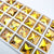 SUNSHINE - SQUARE High Quality Glass Sew-on Rhinestones