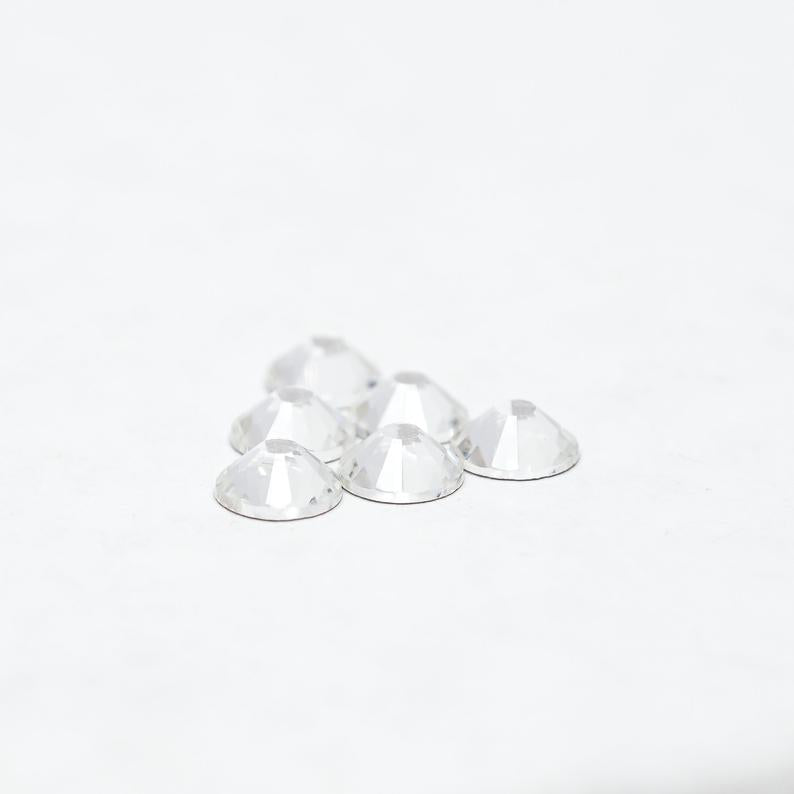 Crystal clear HQ glass Rhinestones flatback #001