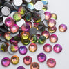 Multi-Size Rainbow Rhinestones - GLASS- flat back #060