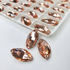 light peach NAVETTE high quality sewing crystal