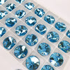 Aquamarine - RIVOLI Sew On Glass Rhinestone