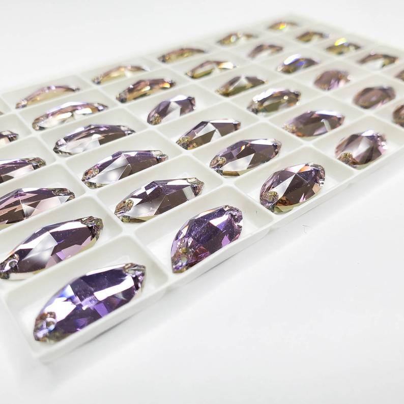 Vitrail Light NAVETTE high quality sewing crystal