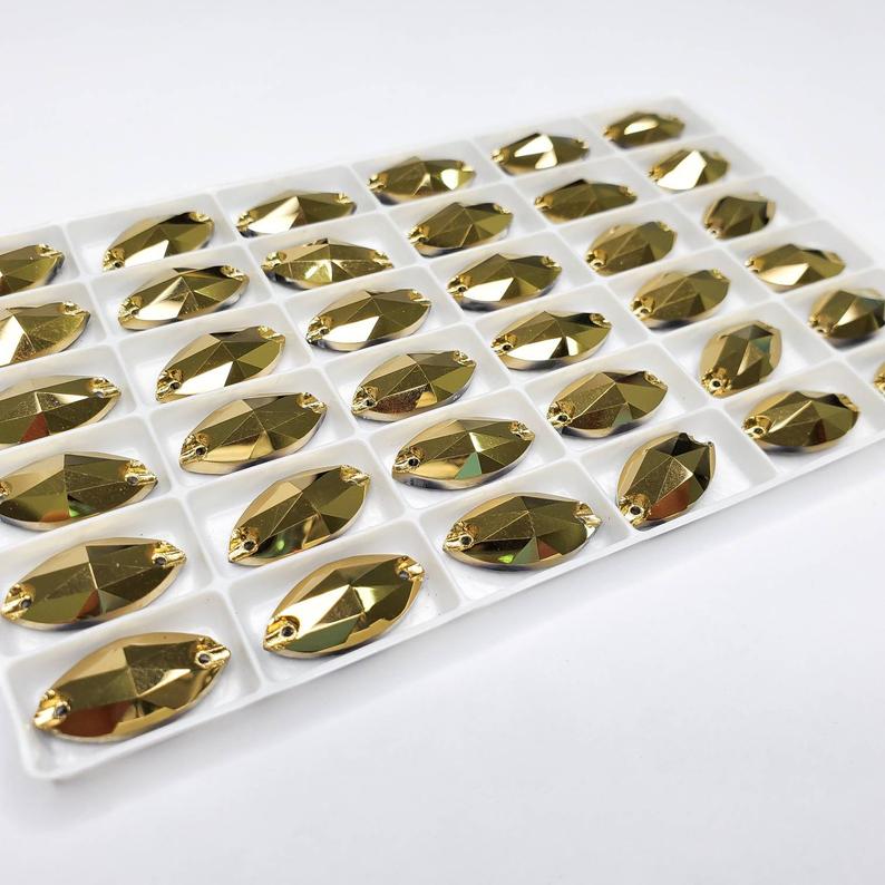 Aurum NAVETTE high quality sewing crystal