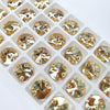 Golden Shadow - RIVOLI Sew On Glass Rhinestone