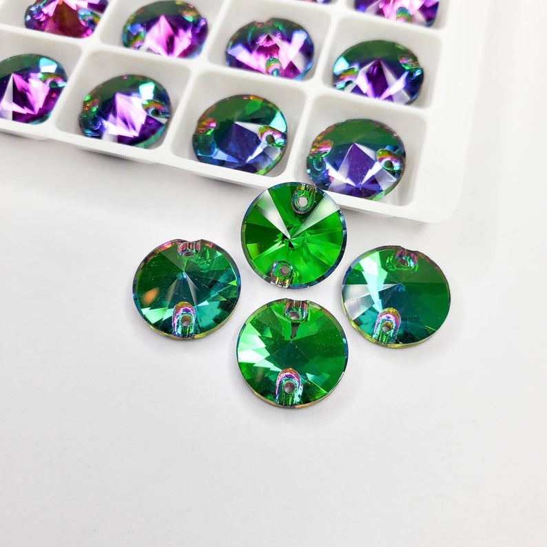 Volcano - RIVOLI Sew On Glass Rhinestone