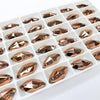 Rose Gold - NAVETTE high quality sewing crystal