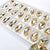 Golden shadow - DROP Sew On Glass Rhinestone