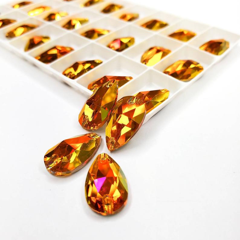 Astral Pink - DROP Sew On Glass Rhinestone