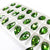 Fer green - DROP Sew On Glass Rhinestone