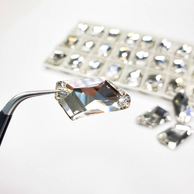 Clear ART Sew On stone - Glass Rhinestone