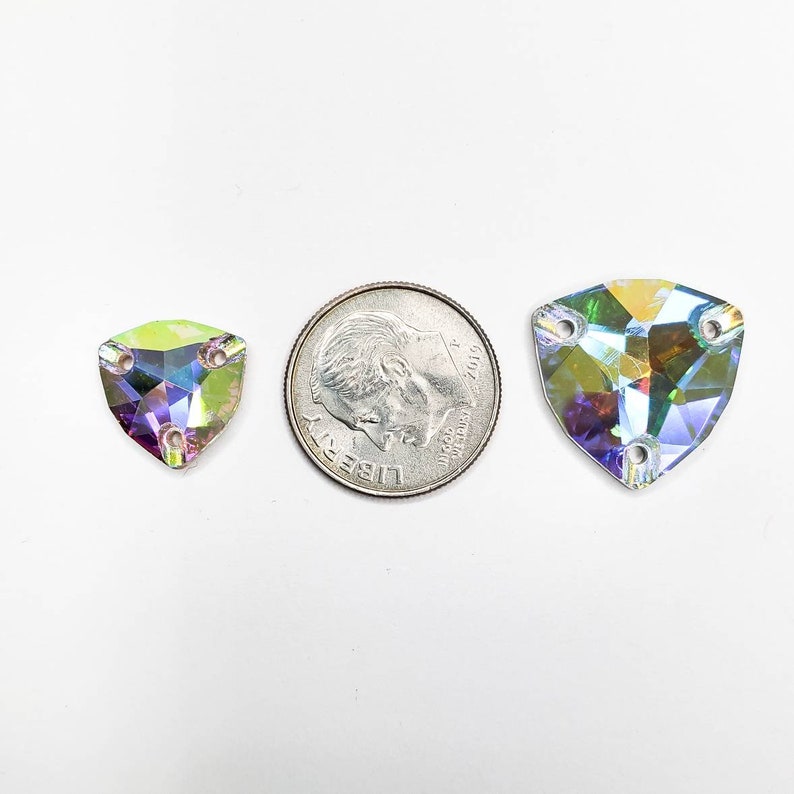 TRILLIANT Sew On Glass Rhinestone AB