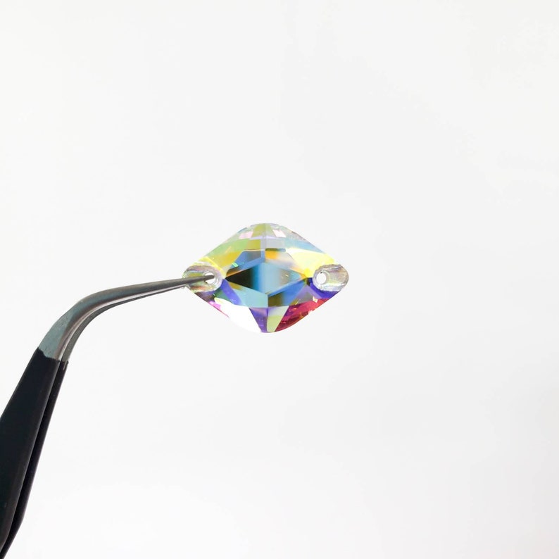 AB Lemon Sew On stone - Glass Rhinestone