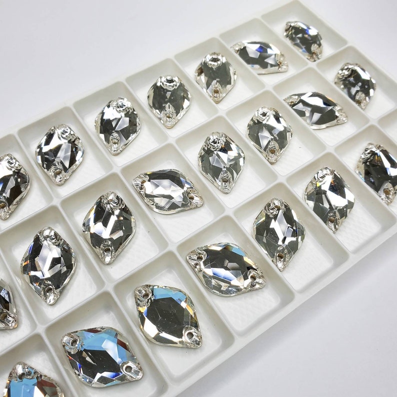 Crystal Lemon Sew On stone - Glass Rhinestone